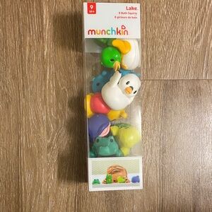 9+months Munchkin Lake Bath Squirts Toy Set - Blue, Green, Yellow